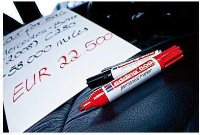 Edding Permanent Marker 7mm Red
