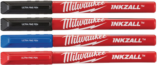 Milwaukee Inkzall Permanent Markers 0.6mm Multicolour 4pcs