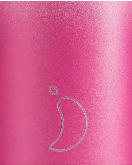 Chilly's Original Series Gradient Μπουκάλι Θερμός Ανοξείδωτο BPA Free 500ml Rose Blush