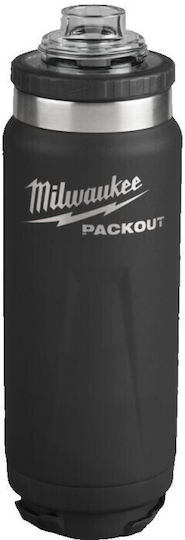 Packout Μαύρο Μπουκάλι Θερμός 710ml Καπάκι 4932493466