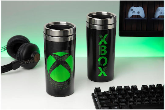 Paladone XBox Ποτήρι Θερμός Ανοξείδωτο 450ml Μαύρο