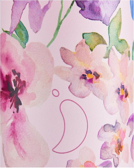 Chilly's Original Series Floral Μπουκάλι Θερμός Ανοξείδωτο BPA Free 500ml Floral Sorbet Petals