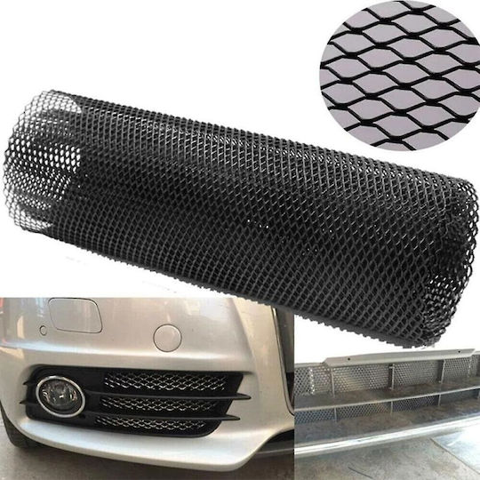 Grilaj Sport din Aluminiu pentru Tuning Dimensiune 100 X 33cm Personalizabil Culoare Neagră