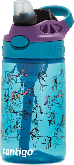 Contigo Easy Clean Kids Water Bottle 420ml Unicorns