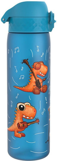 Ion8 Slimkids Kids Water Bottle Dinosaur Plastic Transparent 500ml
