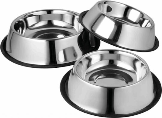 Pet Camelot Stainless Steel Bowl Food & Water for Dog & Cat 450ml in Silver Color