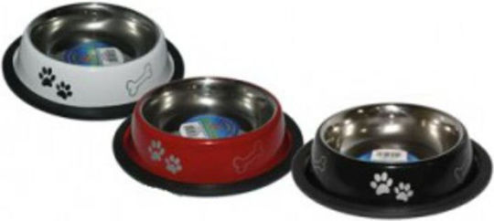 Metallic Food Bowl for Dog & Cat 18cm