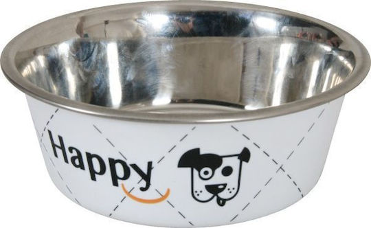 Zolux Edelstahl Schalen Futter & Wasser für Hund & Katze 800ml in Weiß Farbe