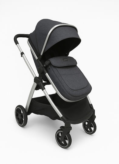 Kikka Boo Maui Adjustable 2 in 1 Baby Stroller Suitable for Newborn Gray 9kg