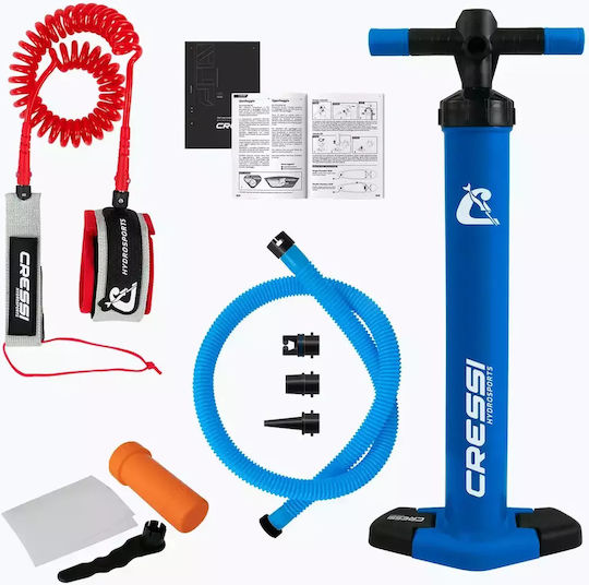 CressiSub Fury Dc Isup 12'2'' Φουσκωτή Σανίδα SUP με Μήκος 3.71m Κόκκινη