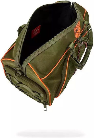 Sprayground Spec Ops Global Hawk Emperor Σακ Βουαγιάζ 35lt Χακί από Δερματίνη Μ50xΠ25xΥ27εκ.