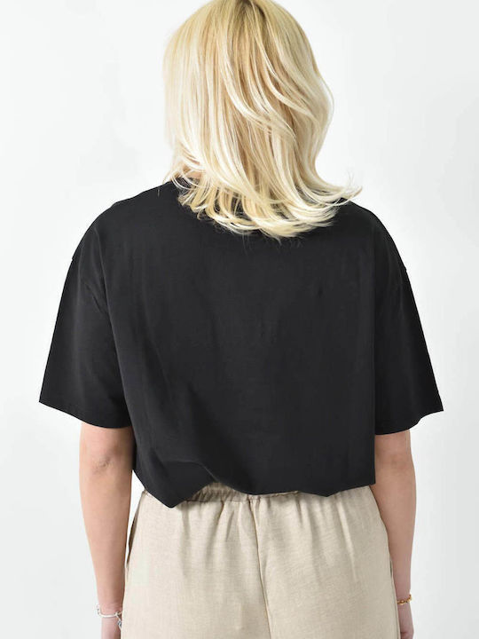 Blaze Women's Crop T-shirt Black