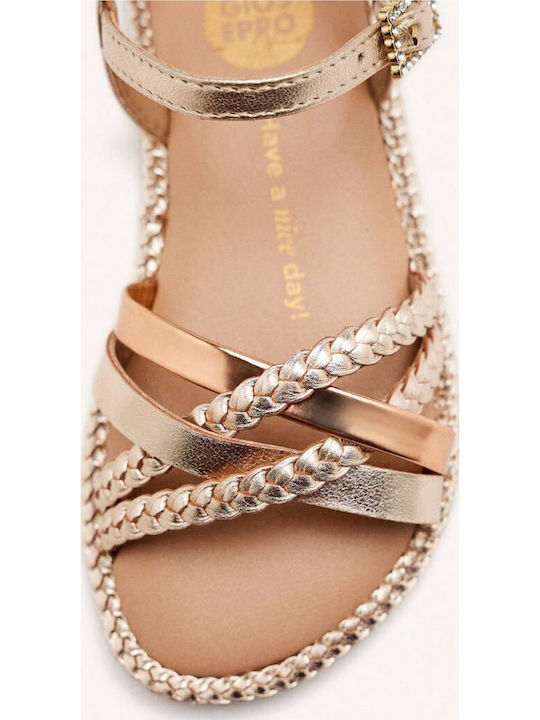 Kinder Sandalen Gold