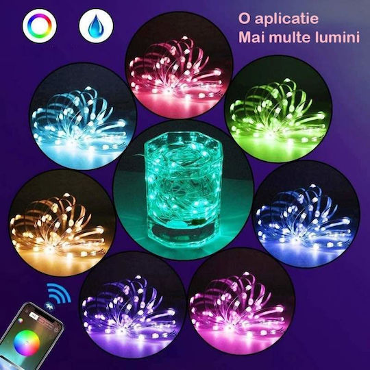 Smart LED-Streifen Wi-Fi USB 5V RGB Licht 8m mit Netzteil & Fernbedienung