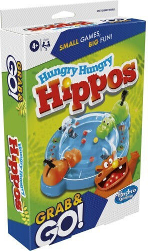 Настолна игра Hungry Hungry Hippos за 2 играчи 4+ години (EN) Hasbro