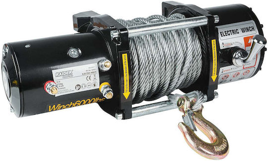 Raider Electric Troliu Auto 4x4 12V cu Capacitate de Tracțiune 2722kg