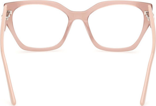 Guess Transparenter Damen Acetat Schmetterling Brillengestell GU50112 057