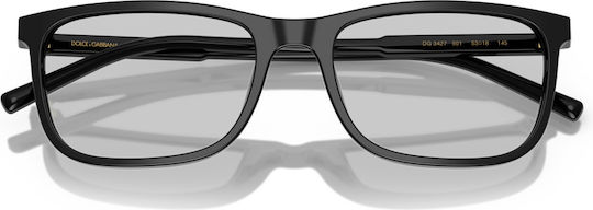 Dolce & Gabbana Bărbați Plastic Rame Ochelari Negru DG3427 501