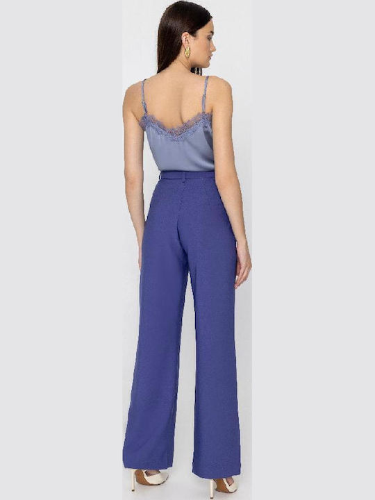 Gina Women's Fabric Trousers Blue