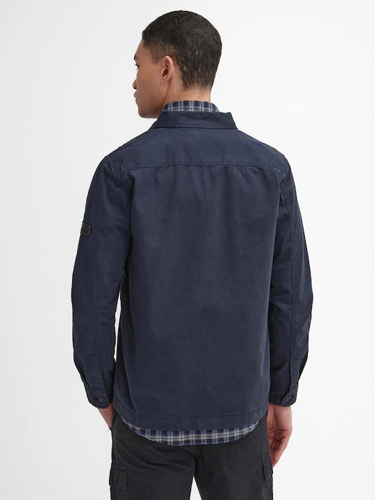 Barbour Overshirt Aus Baumwolle Dunkelblau