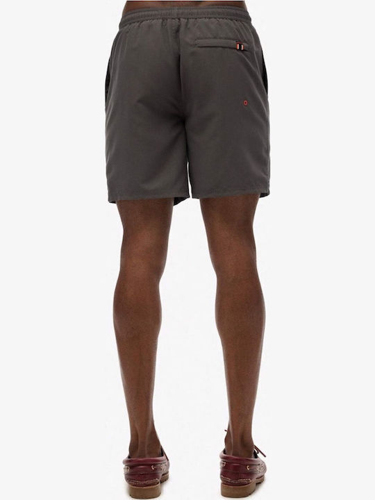 Superdry Мъжки Бански Плувни Шорти Сиви