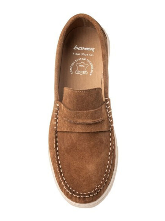Men's Leather Loafers Brown