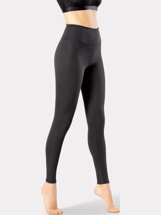 Schulung Frauen Leggings Hochgeschnitten Black