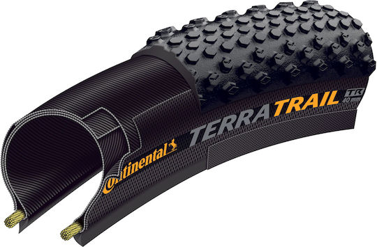 Continental Terra Trail E25 700x35 Черно-Кремава Сгъваема Гума