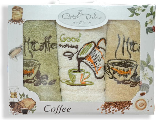 Coton Delux Prosop din 100% Bumbac 30x50cm 3buc