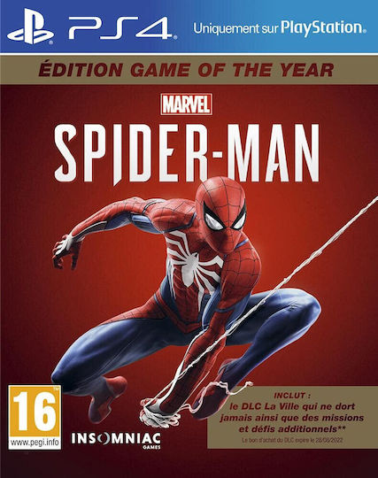 Marvel's Spider-Man Game of the Year Edition Game of the Year Edition PS4 Game (Used)