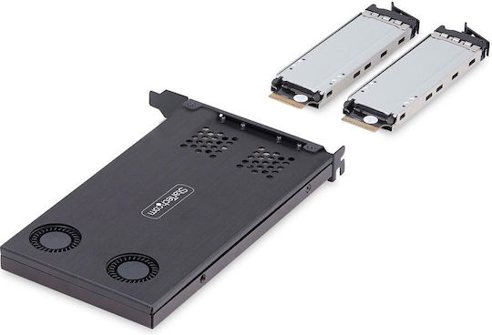 Αντάπτορας Σκληρό Δίσκο Startech 2m2-removable-pcie Μαύρο