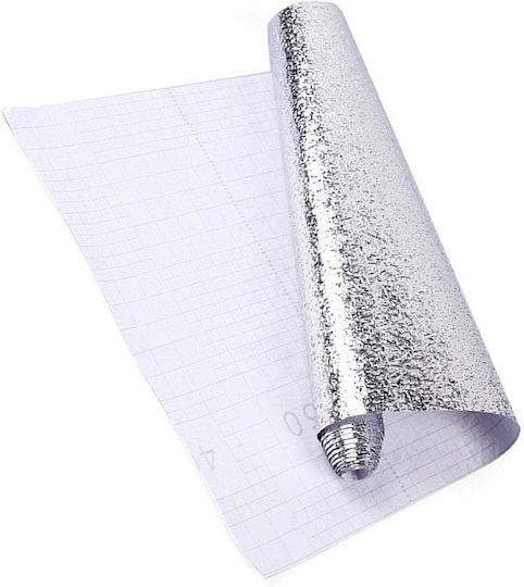Autocolant anti-mucegai pentru bucătărie Siks, antibacterian, ușor de curățat, design durabil din aluminiu, PVC, 40 x 200 cm