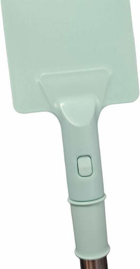 Siks Flexible Dust Wiper Extendable Handle Flat Base 136 Cm Turquoise