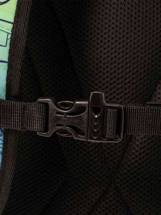 Polo Youngster Σχολική Τσάντα Πλάτης Δημοτικού Μαύρη με Θήκη για Παγούρι 22lt 2021
