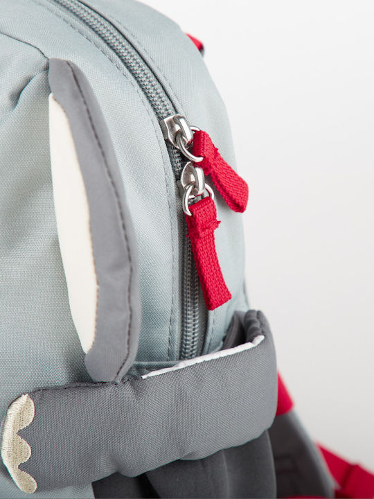 Sigikid School Bag Backpack Kindergarten Gray with Water Bottle Holder 5.2Liters