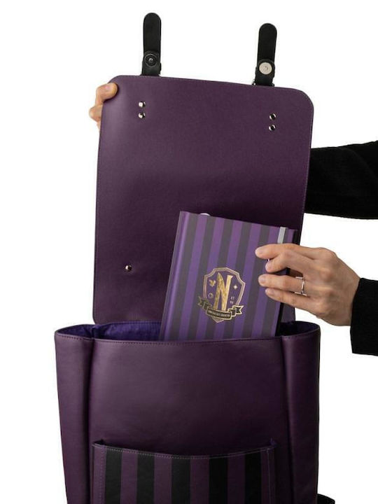 Wednesday Backpack Nevermore Academy Purple