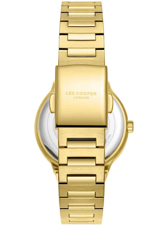 Lee Cooper Bracelet Women's Watch with Gold Metal Bracelet