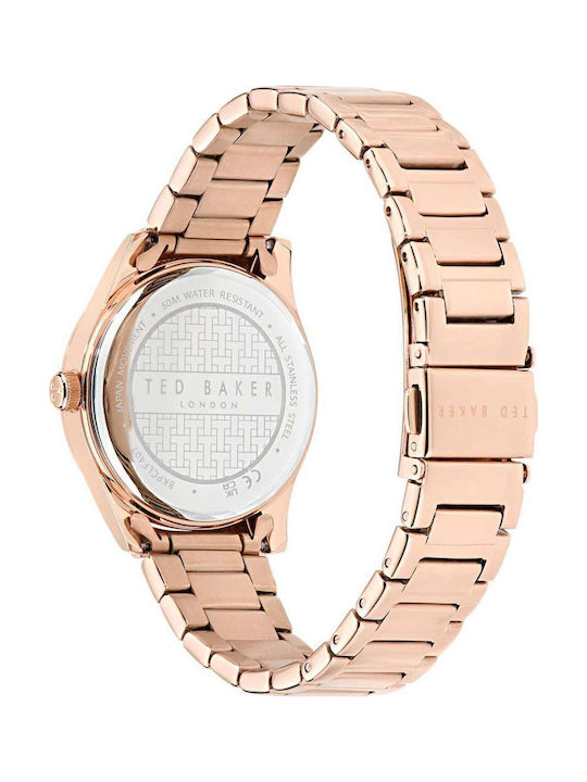 Ted Baker Coolly Ρολόι Μπαταρίας με Μεταλλικό Μπρασελέ