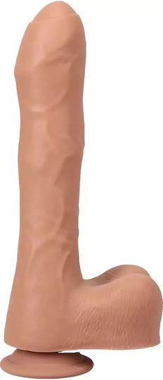 Doc Johnson Uncut Dildo Realistisches Dildo mit Hoden Fleisch