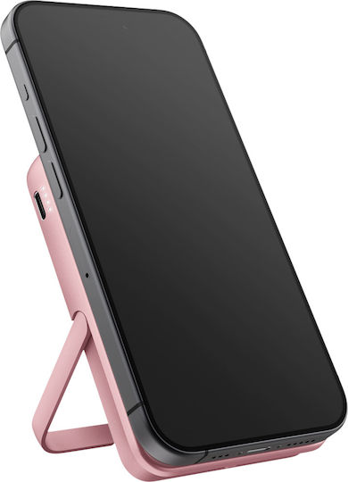 Fresh 'n Rebel Magnetic MagSafe Power Bank 5000mAh με Θύρα USB-C Pastel Pink
