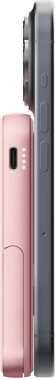 Fresh 'n Rebel Magnetic MagSafe Power Bank 5000mAh με Θύρα USB-C Pastel Pink