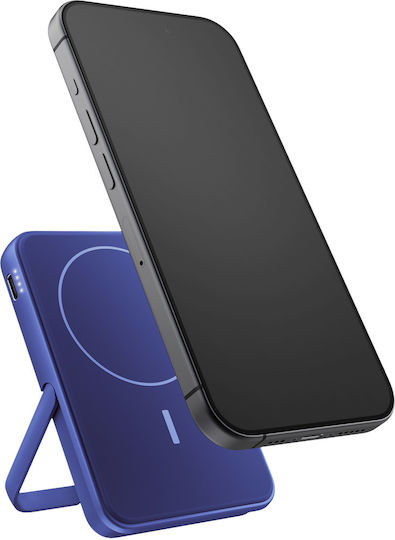 Fresh 'n Rebel Magnetic MagSafe Power Bank 5000mAh с USB-C порт True Blue