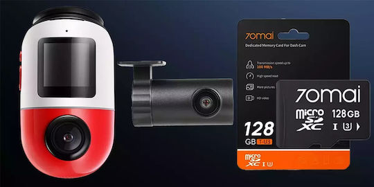 70Mai Omni X800 4K & 128GB Memory Card Set Autokamera DVR 4K & Rückfahrkamera
