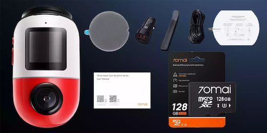 70Mai Omni X800 4K & 128GB Memory Card Set Autokamera DVR 4K & Rückfahrkamera