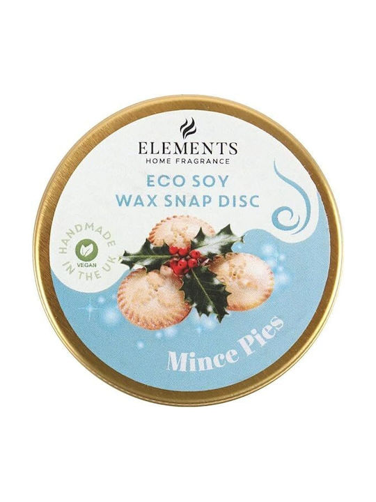 Vegan Αρωματικός Δίσκος Κεριού Σόγιας Wax Melt Mince Pies