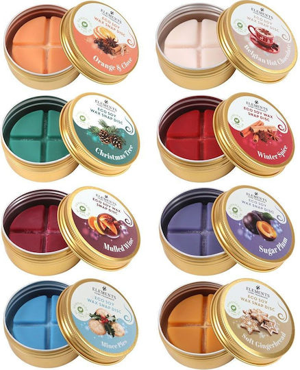 Vegan Αρωματικός Δίσκος Κεριού Σόγιας Wax Melt Mince Pies