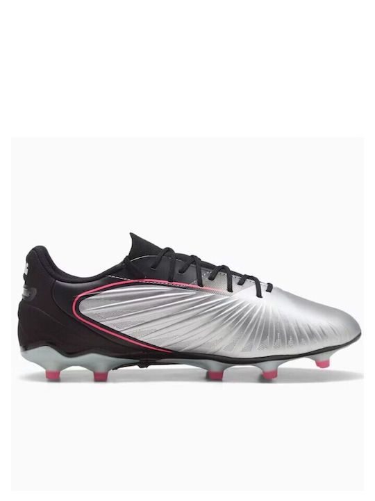 PUMA Match Футболни Обувки с Бутони Сребристи