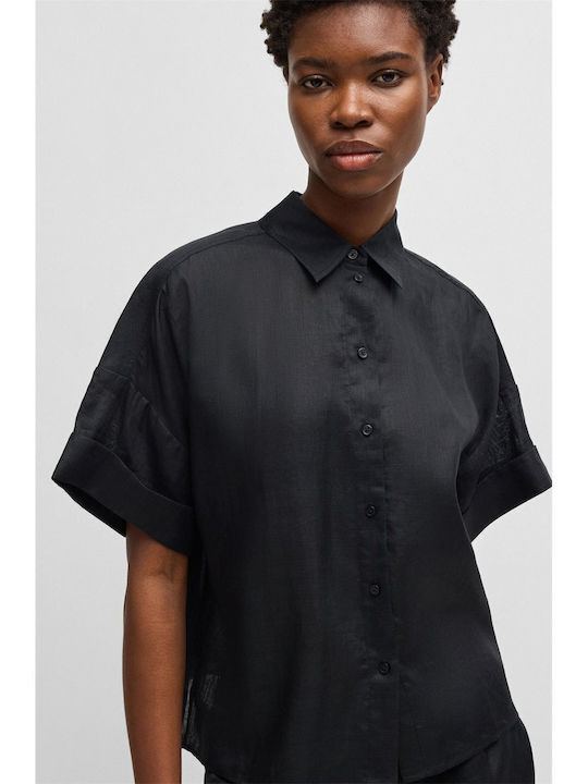 Women's Short Sleeve Shirt Black
