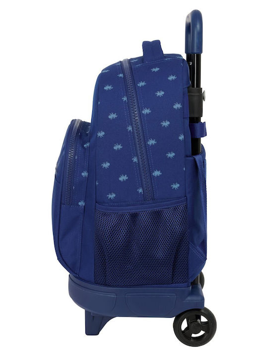 Harry Potter School Bag Trolley Elementary, Elementary Blue with Water Bottle Holder