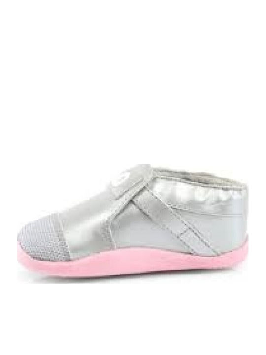 Bobux Βρεφικά Sneakers Αγκαλιάς Ασημί Step Up Xplorer